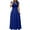 Blue, variant on Odeerbi Dresses for Women 2025 Maxi Dress Solid Color Colorful Dress Short Sleeve Beach Casual Sundress Purple