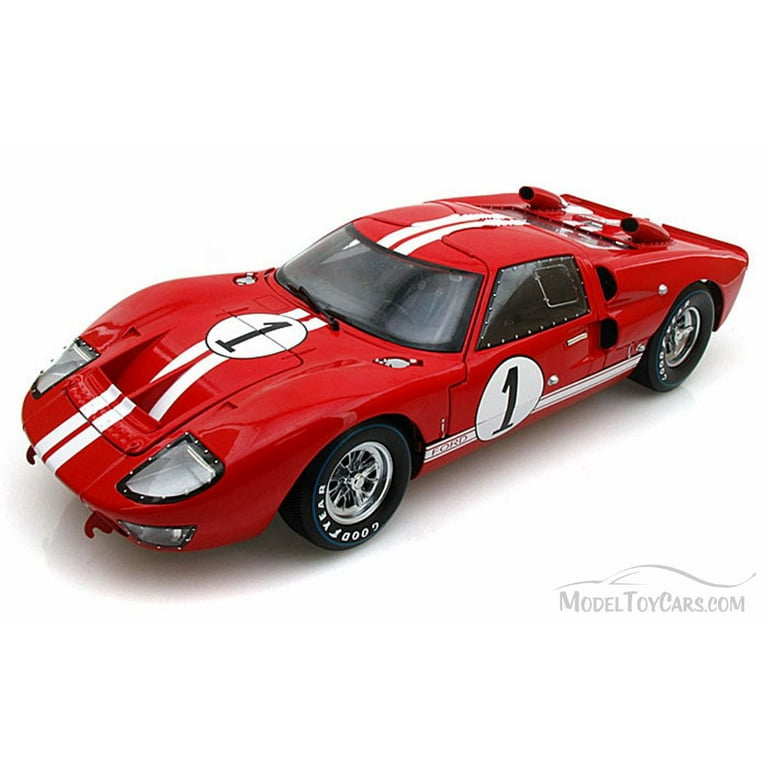 1966 Ford GT-40 MK II #1, Red w/ White Stripes - Shelby