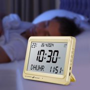 LCD Display Azan Clock Small Believe Clock for Prayer Times In Key Cities