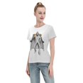 thumbnail image 4 of Women's Basic Short Sleeve T-Shirt One Piece Karp, 4 of 6