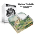 thumbnail image 5 of Yayeee Throw Blanket for Couch Soft Warm 50" x 60" Sofa Chair Bed Decoration, Art Garden Scene, 5 of 7