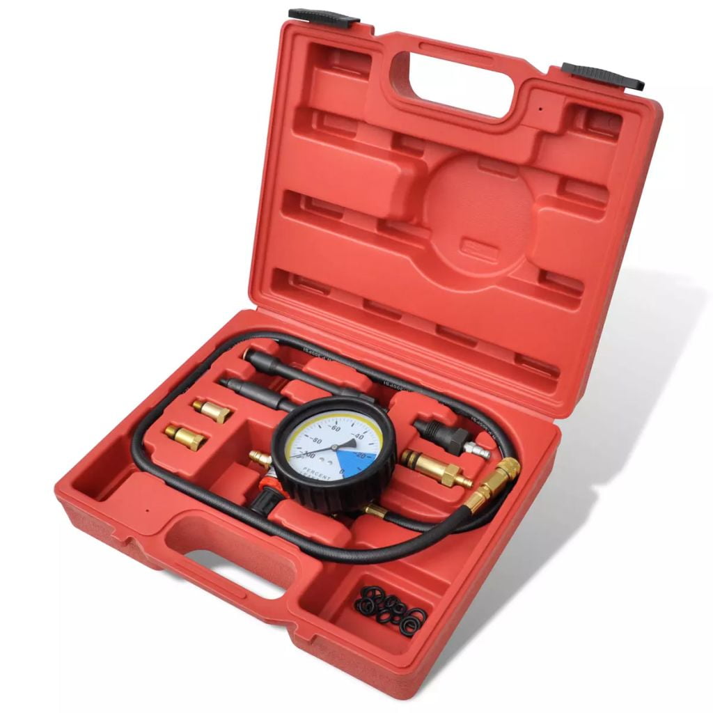 Automotive Diesel Gas Engine Cylinder Compression Leakdown Tester Gauge ...