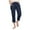 Navy, variant on OSOLU Solid Color Women Fashion Fashion Elastic Waist Pant With Multi Pocket Trousers Outdoor Casual Sports Sweatpants Pants Loose Cargo Pants Fashionable Classic Leisure Bottoms