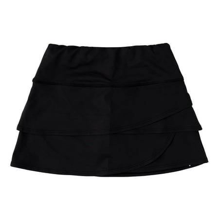 

KIDPIK Girls Active Criss Cross Elastic Waist Athletic Knit Solid Skort Size: 2T - M (10)