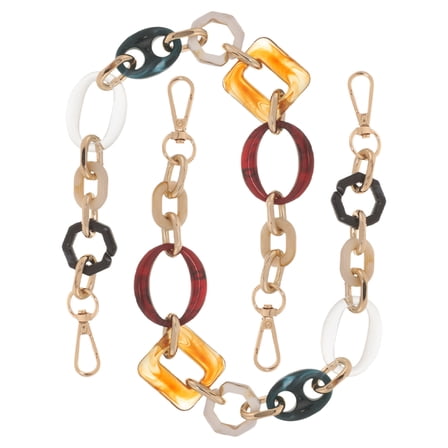 PBPBOX 2pcs Multi Color Purse Chain Charms for Bags with Acrylic Material for Personalization