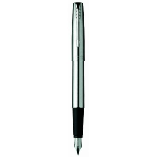 Parker Frontier Stainless Steel CT FountainPen, Chrome Trims, Steel