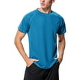 thumbnail image 4 of Charmo Men's Rash Guard Short Sleeve Swim Shirts Sportwear Loose Fit UPF 50+, 4 of 4