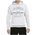 thumbnail image 2 of Wild Bobby City of Los Angeles Hockey Fantasy Fan Sports Unisex Hoodie Sweatshirt, White, Small, 2 of 5
