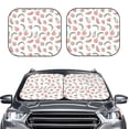 thumbnail image 2 of Windshield Sun Shade, Pink Fruit A Foldable Car Sun Shade Windshield For Front, 2 Pieces, 2 of 4