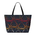 thumbnail image 2 of Fotbe Cartoon Sharks Bolsa de Viaje para Playa - Resistente al Agua, Bolsa Tote de Gran Capacidad y Ligera con 7 Bolsillos para Mujeres y Hombres, 2 of 7
