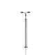 thumbnail image 2 of Inteprter Modelo de lámpara de vía férrea, musgo, micropaisaje, exterior, tamaño pequeño, LED, poste de luz de Metal, patios, jardín, patio de Artesanía Negro (luz cálida) Inteprter HA064535-05, 2 of 6