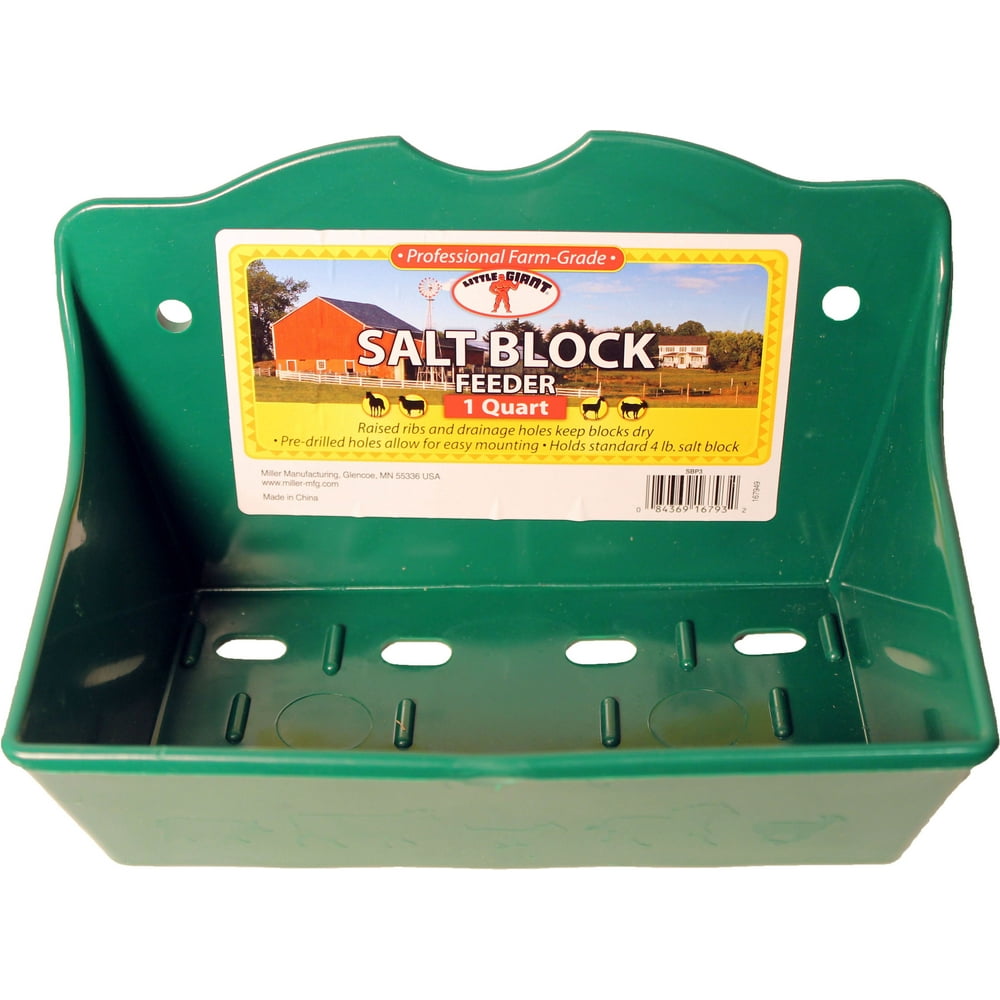 SALT BRICK HOLDER FLAT POLY