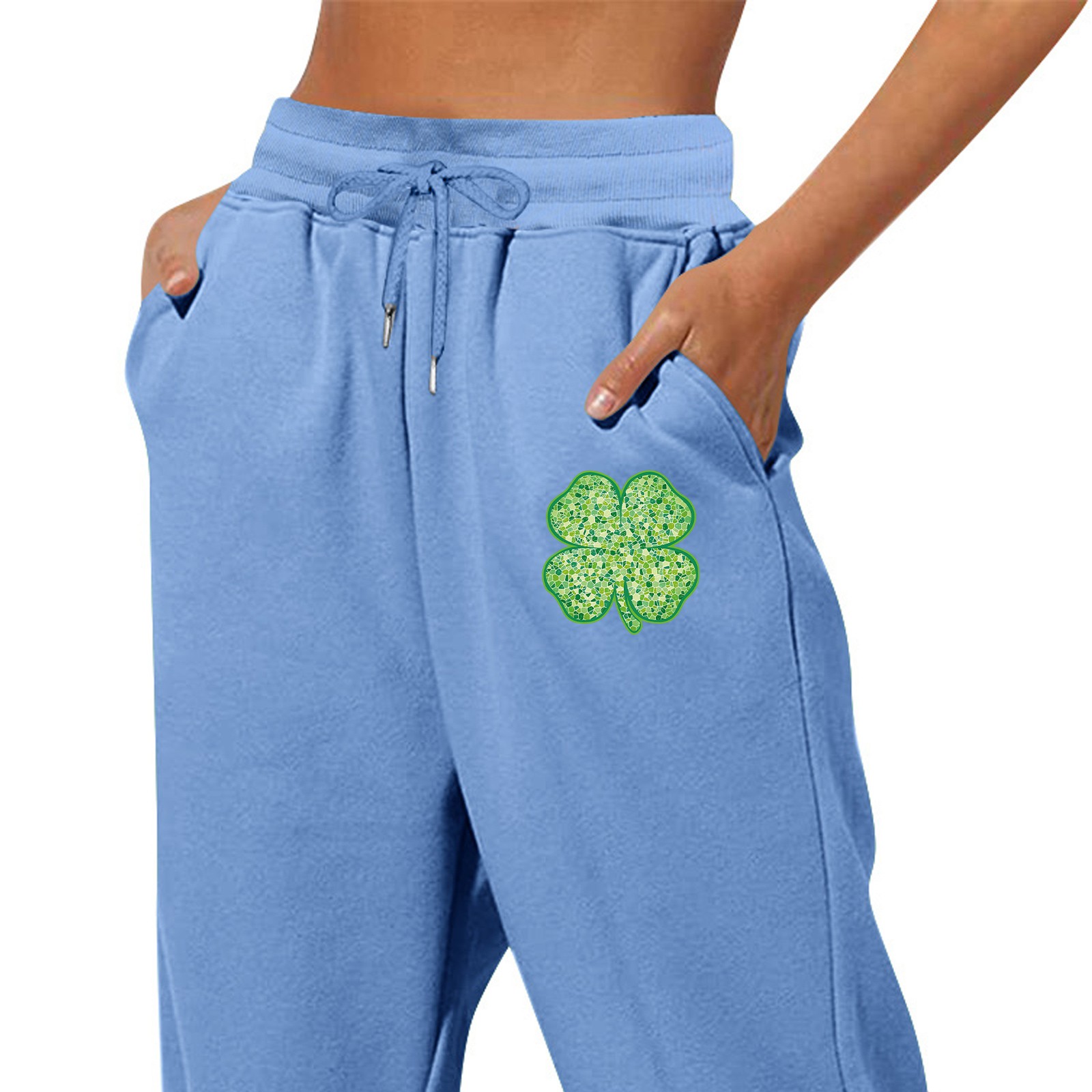 Ovticza St Party Day Girls Sweatpants Cinch Bottom Athletic Pants 