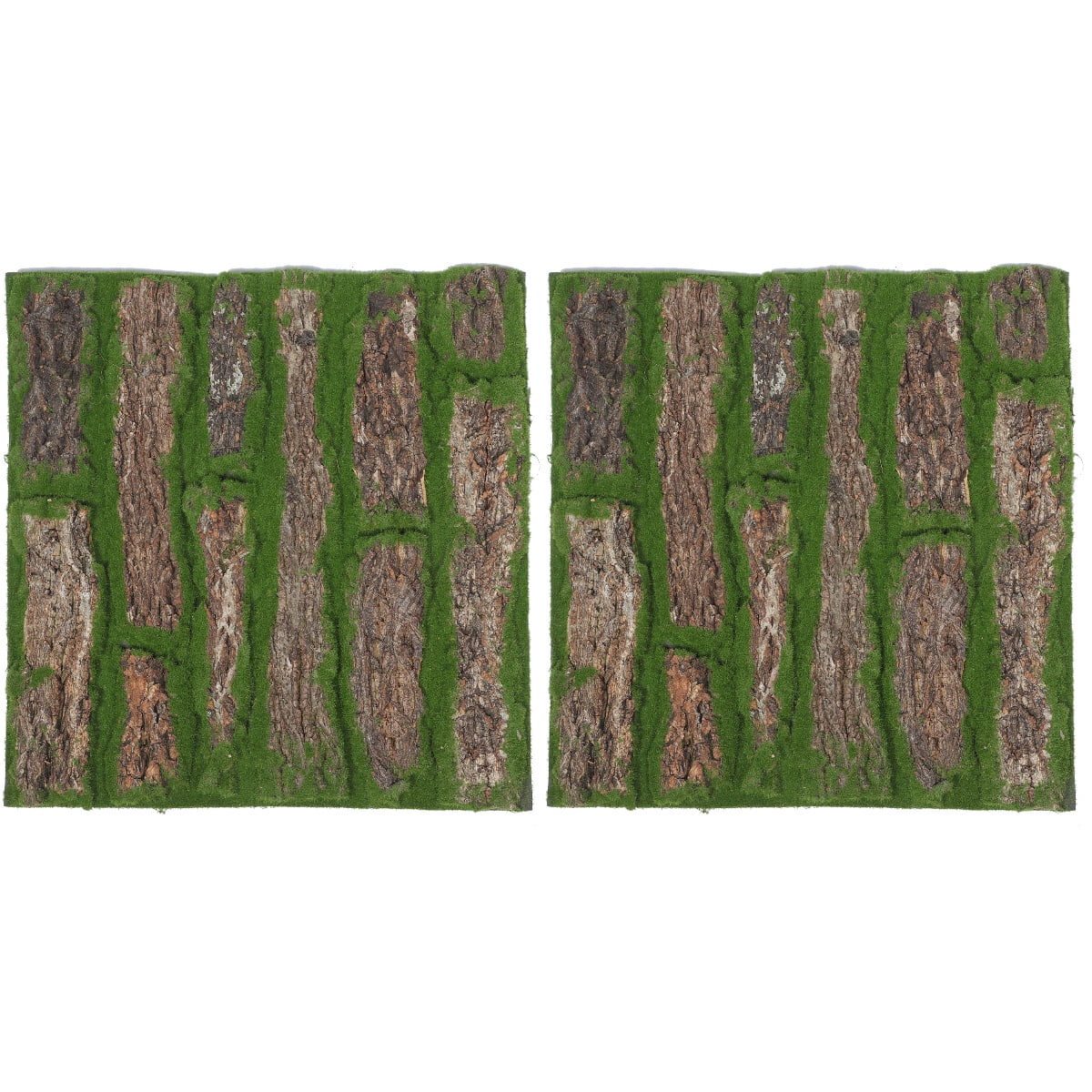 MLINS 2pcs Artificial Moss Lichen Fake Moss Mat Artificial Turf Ornament Micro Landscape Accessory