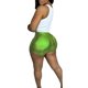 thumbnail image 3 of MKLEKYY Pantalones Cortos Deportivos para Mujer, Pantalones Cortos Vaqueros Elásticos de Cintura Alta y Rotos para Mujer, 3 of 4