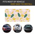 thumbnail image 5 of Zufioo Banana With Leaves Print Car Aluminum Front License Plate, 12x6 Inch Decorative Personalized Car License Plate Car Accessories, 5 of 8