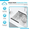 thumbnail image 5 of KBFmore 19 inch Heatproof Collapsible Stainless Steel Rolling up Grid FDA certified and BPA free, 5 of 8