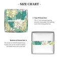thumbnail image 6 of Leather Tissue Box Cover Square - Lotus Flower1 Waterproof Tissue Box Holder Paper Case Organizer Dispenser for Modern Home Office Room Home Bathroom Decor, 6 of 7