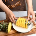thumbnail image 5 of TNOBHG Electric Pineapple Peeling Machine Stainless Steel Pineapple Peeler Corer Slicer Cutter Effortless Fruit Peeling with Anti-corrosion Blades Kitchen, 5 of 8