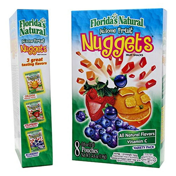 Au Some All Natural Fruit Juice Kosher Nuggets 4 8 Oz Pack Of 3 Walmart Com Walmart Com