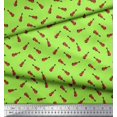 thumbnail image 2 of Soimoi Silk Fabric Guitar Musical Instrument Print Fabric by Yard 42 Inch Wide, 2 of 3