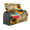 thumbnail image 3 of Yiaed Artistic Oil Painting Sunflower Print Mailbox Covers, Magnetic Mailbox Cover, Mail Box Covers for Garden Outdoor Decor Box Covers-25.5x21 in, 3 of 8
