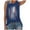 Blue, variant on Womens Tank Tops $4.98 Rounk Neck Printing Sleeveless T-Shirt Summer Causal Tank Blue S