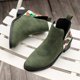 thumbnail image 3 of NECHOLOGY Botas Mujer Adulto Femenino Zapatos Botines mujer Otoño nuevas botas grandes europeas y con tacones gruesos puntiagudos botas estampadas (Green, 6.5), 3 of 7