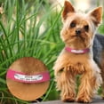 thumbnail image 6 of Beirui PU Leather Personalized Dog Collars Free Engraving Pet Name Soft Customized Cat ID Collar Adjustable Yorkshire, 6 of 7