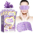 Siquannnn A Box (12pc)Steam Eye Patch Lavender Steam Eye Patch Disposable Heating Steam Eye
