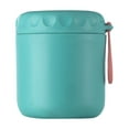 thumbnail image 4 of Shisuyan Récipient à Soupe en Acier Inoxydable Porte-Soupe Récipient Alimentaire Portable pour Pique-Nique École Bureau (430ML, Vert), 4 of 8