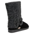 Muk Luks Women's Janie Faux Fur Lined Side Button Cable Knit Boot