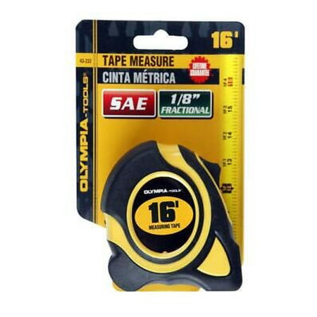 

Olympia Tools 16 ft. L X 1.57 in. W Tape Measure 1 pk