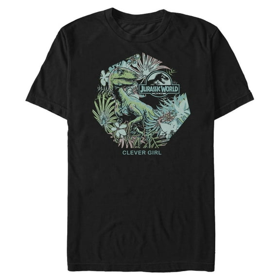 Mens Jurassic Park Tropical Clever Girl T Shirt