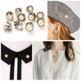 thumbnail image 3 of Paquete de 10 broches para camisa para mujer, botones, alfileres de solapa, novedad, traje, chaleco, hebilla de seguridad, tachuelas de Metal para corbata, Pin, embrague trasero, 3 of 5