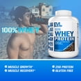 thumbnail image 5 of Protein Powder 25g - Evlution Nutrition 100% Whey Protein Powder 5 LB - No Sugar Added, Low Carb, Gluten Free - EVL Fast Absorbing Chocolate Protein Powder with BCAA and Glutamine, 5 of 8