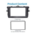 thumbnail image 4 of 2din Car Radio Fascia Stereo Dash Kit Audio Player For 2008-2010 Corolla Radio Stereo Dvd Frame Pan, 4 of 5