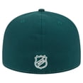 thumbnail image 4 of Men's New Era White/Green Minnesota Wild Repeat Two-Tone 59FIFTY Fitted Hat, 4 of 5