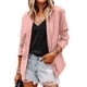 thumbnail image 2 of Blazer Chaquetas para Mujer Casual Manga Larga Sólido Turndown Collar Botones Moda Abrigo Odeerbi ODB-5, 2 of 6