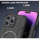 thumbnail image 3 of Funda Negra Protectora Antitranspirante Para IPhone 16 Pro Max, 3 of 6