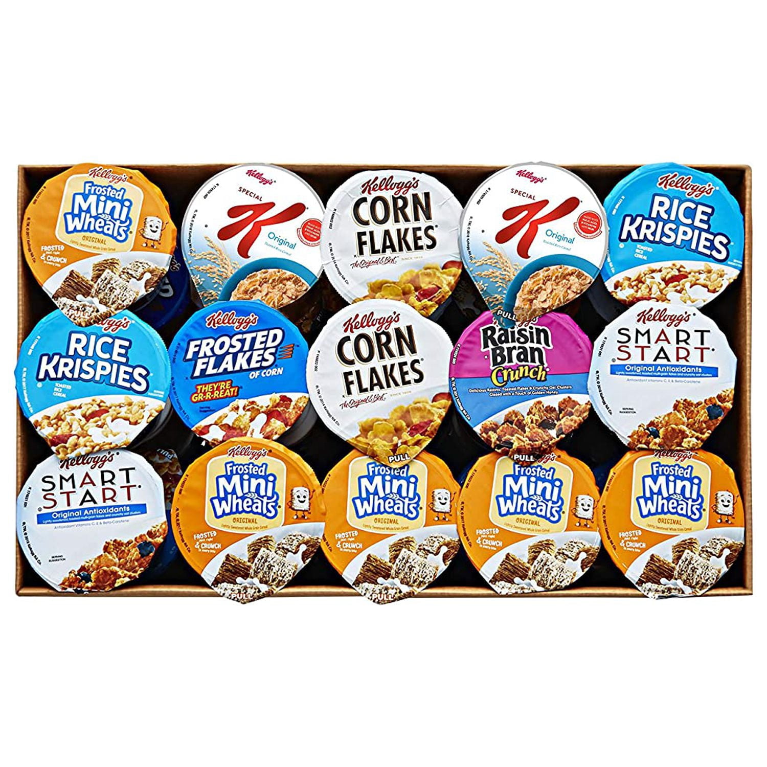 Kellogg's Total Assortments, Breakfast Cereal, Original, 1.95oz (60 Count)