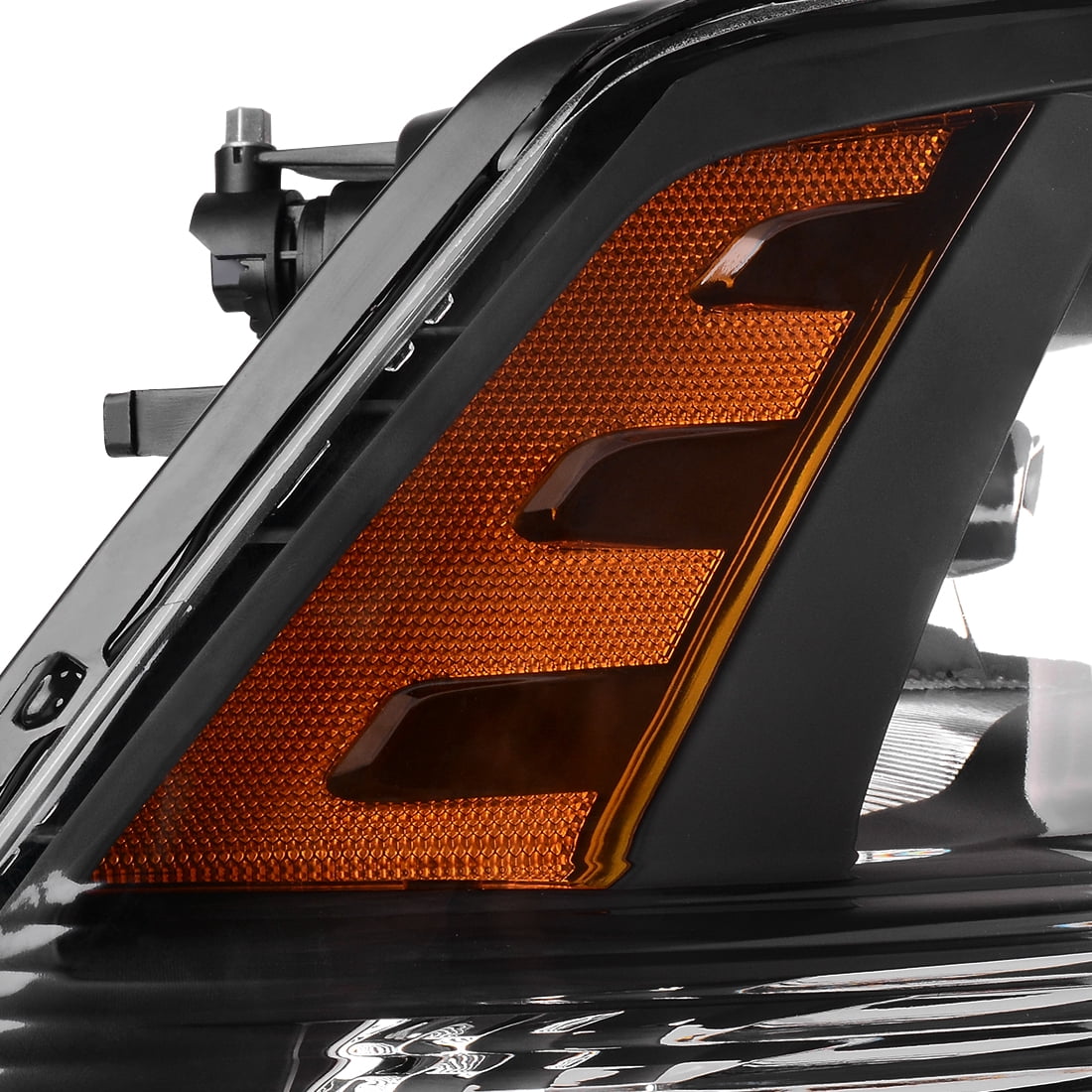 RVNI Quad Style Headlights Assembly for 2009-2018 Dodge Ram 1500 2500 3500 Black