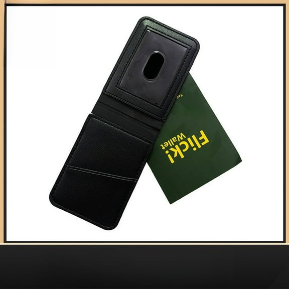 Flick Wallet Magic Trick – Instant Close-Up Street Magic Prop, DIY Coin & Card Vanishing, Professional Magician Tool Magia Games