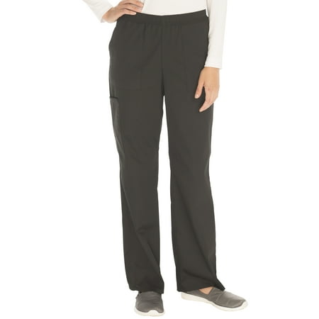 Scrubstar Women's Petite Core Essentials Mechanical Stretch Pull On Scrub