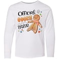 thumbnail image 3 of Inktastic Official Cookie Tester Cute Gingerbread Long Sleeve Youth T-Shirt, 3 of 5