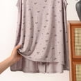 thumbnail image 5 of Fengactive Womens Bow Print Tank Top Crew Neck Sleeveless Hi Low Hem Relaxed Layering Shirt, 5 of 5
