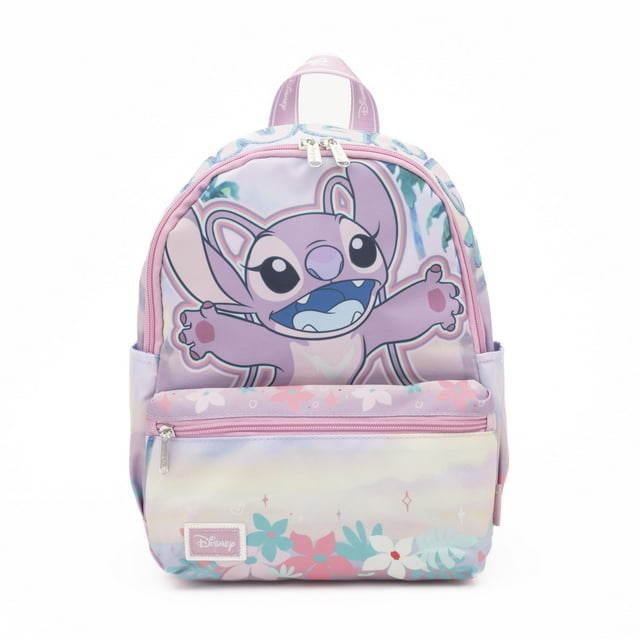 Mochila Wondapop Lilo & Stitch Angel 13 Nylon Rosa