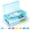 Clear, variant on Aoznliie Pencil Case, Plastic Clear Pencil Pouch, Pencil Pouches for Students in Blue, Clear Pencil Box for School,9x5 inch
