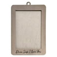 thumbnail image 2 of Car Decor Hanging Photo Frame Valentine For Him Drive Wooden Car Picture Holder Rear View Accessories For Cars Decorations Drive I Love You, 2 of 9
