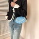 thumbnail image 2 of Bolso Bandolera Con Cadena Perlas Bolsos Cuero PU para Mujer Y Niña Exteriores, 2 of 9